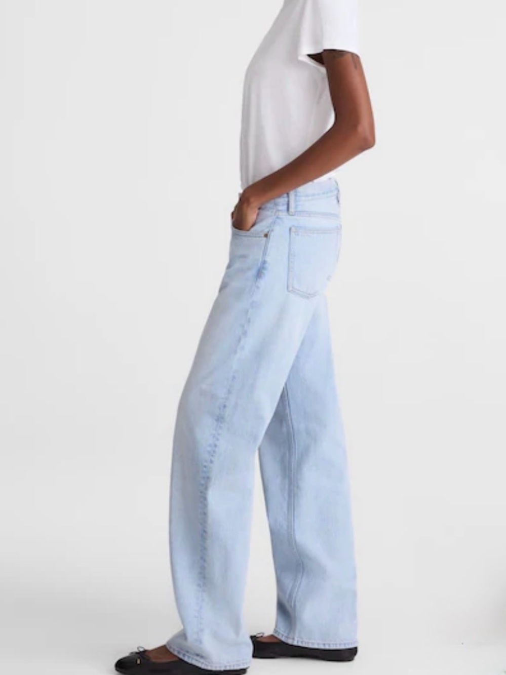 Madewell Womens The Low-Rise Loose Jean.light wash.25.NWT. - Picture 4 of 14